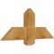 Ekena Millwork Eugene Rough Sawn Timber Gable Bracket, Western Red Cedar, 36"W x 15"H x 2"D x 6"F, 10/12 Pitch GBW036X15X0206EUG00RWR - alternate 4